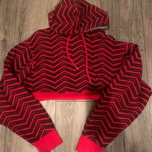Reworked crop hoodie